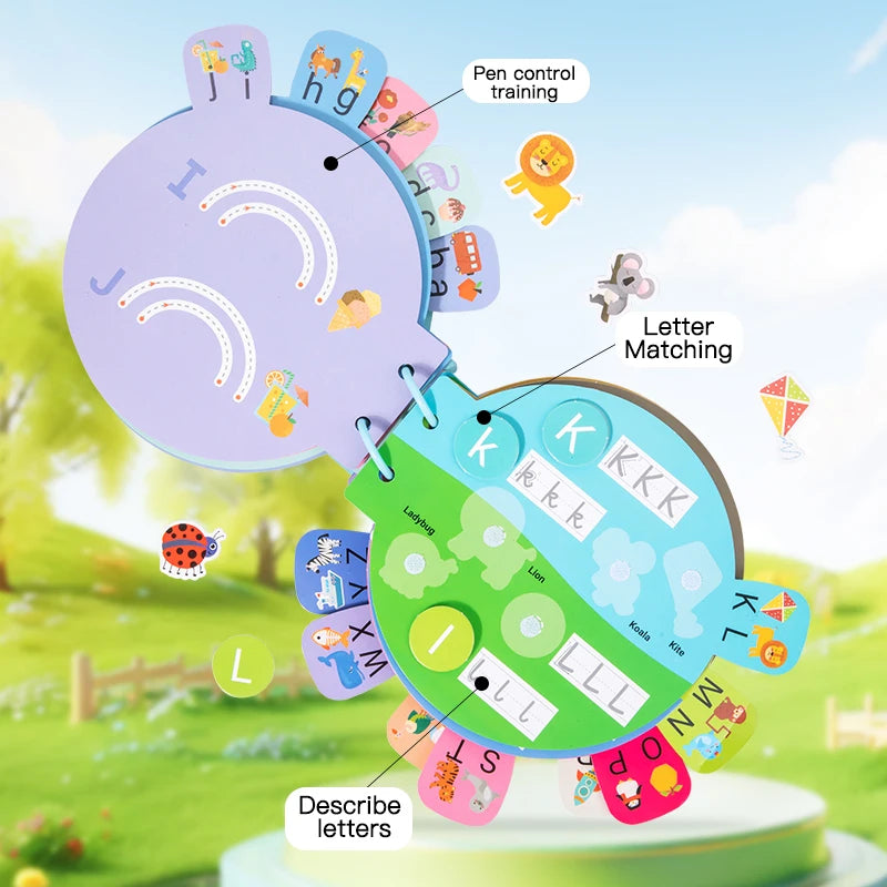 Write-and-Wipe Preschool Tracing Book