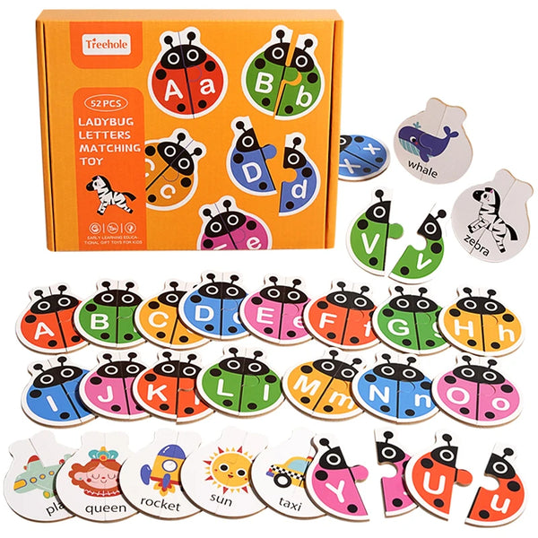 Alphabet Learning Toy ABC Puzzles Cards for Toddlers