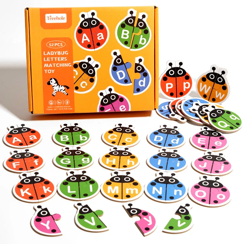 Alphabet Learning Toy ABC Puzzles Cards for Toddlers