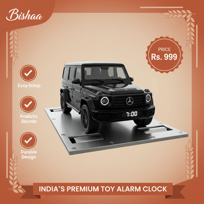 Car Alarm Clock + Lights + Exhaust Sound