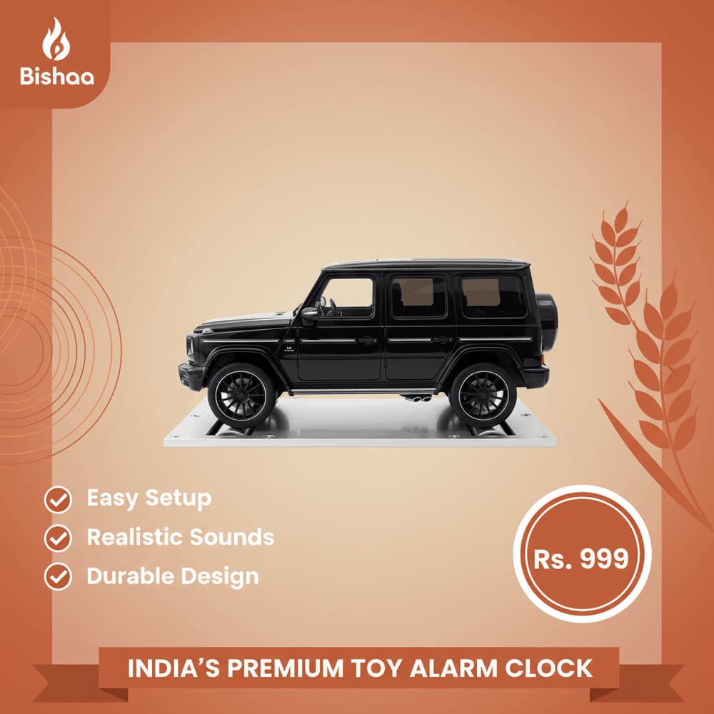 Car Alarm Clock + Lights + Exhaust Sound